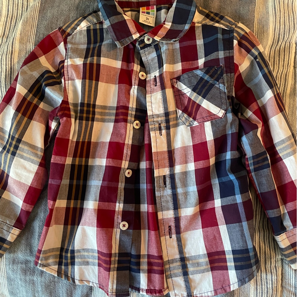 Boy’s 3T Healthtex plaid shirt